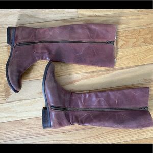 Free People Genuine Calf Leather Boots